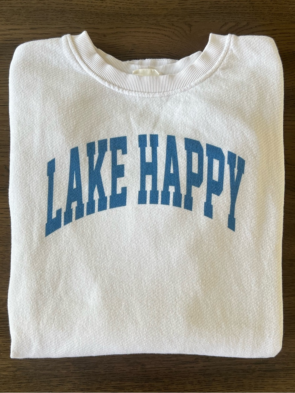 Ivy & Cloth Lake Happy White Tunic Cozy Casual Lake Life Boater Life Shirt